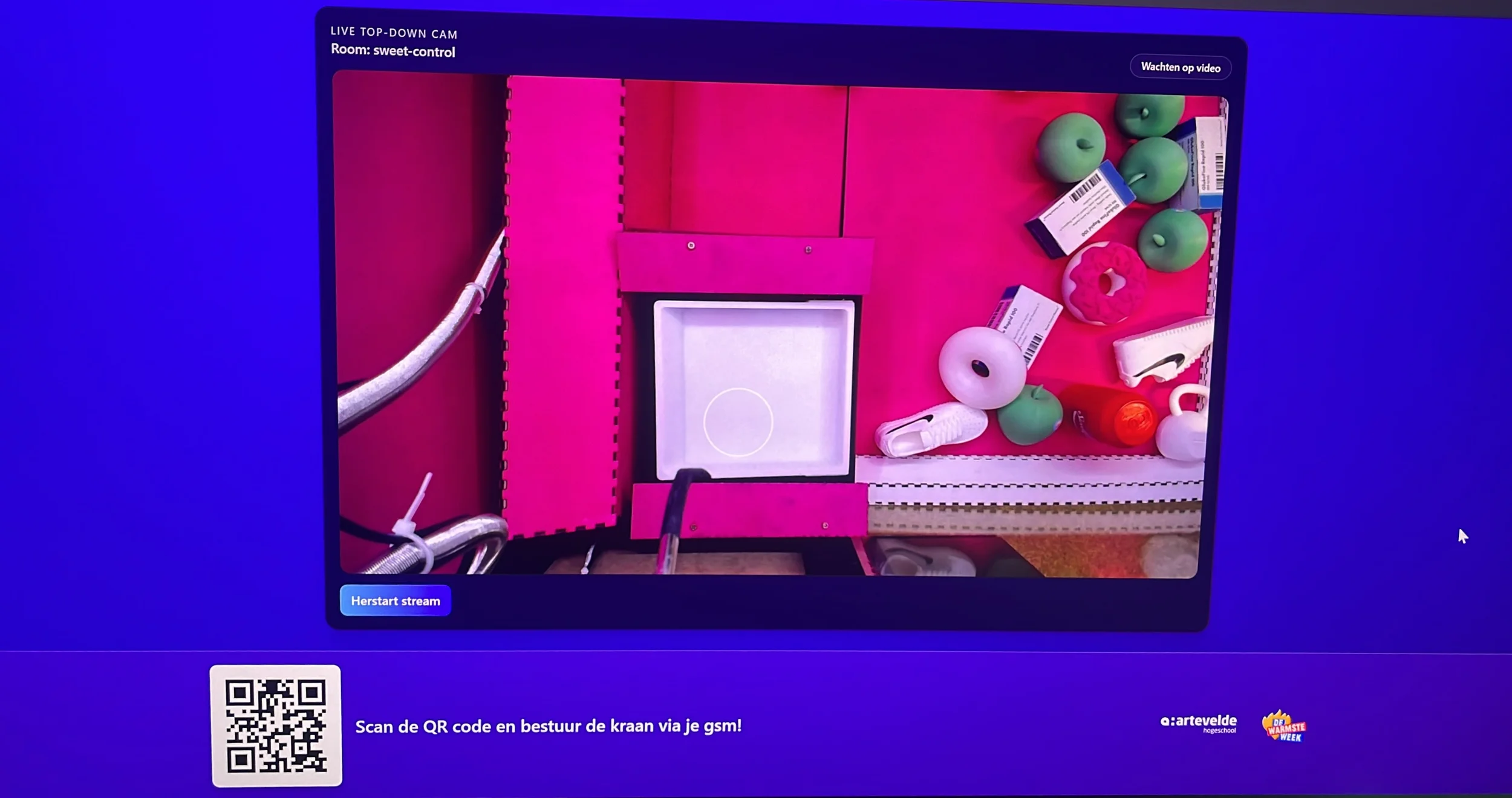 Opstart van de Livestream